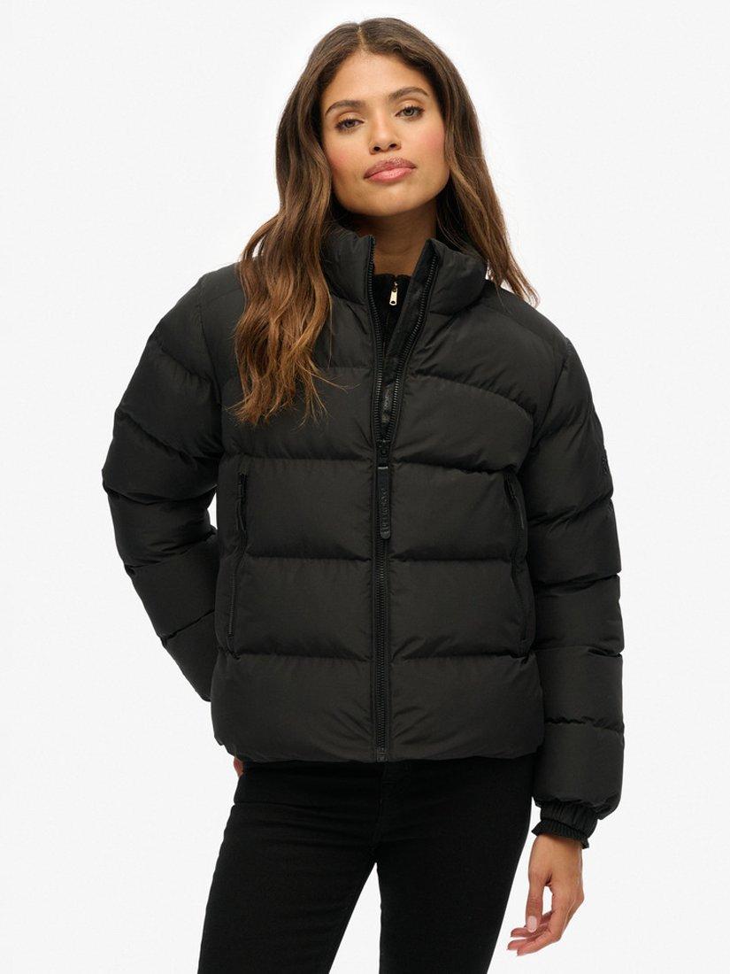Product image 6 of 6, which shows Superdry Sports Water Resistant Puffer Jacket, Black, 6