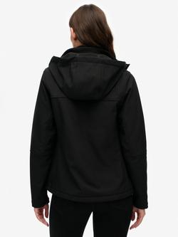 Superdry Hooded Classic Trekker Jacket, Black - view 2, Black