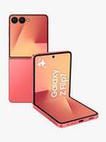 Samsung Galaxy Z Flip7, 5G Foldable Smartphone, 12GB RAM, 6.9", Galaxy AI, 5G, SIM Free, Coral Red