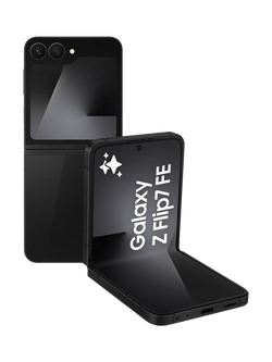 Samsung Galaxy Z Flip7 FE, 5G Foldable Smartphone, 8GB RAM, 6.7", Galaxy AI, 5G, SIM Free, Black