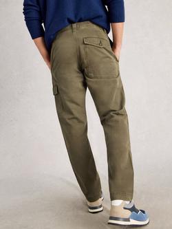 White Stuff Kemble Cotton Cargo Trousers - view 2, Khaki/Green