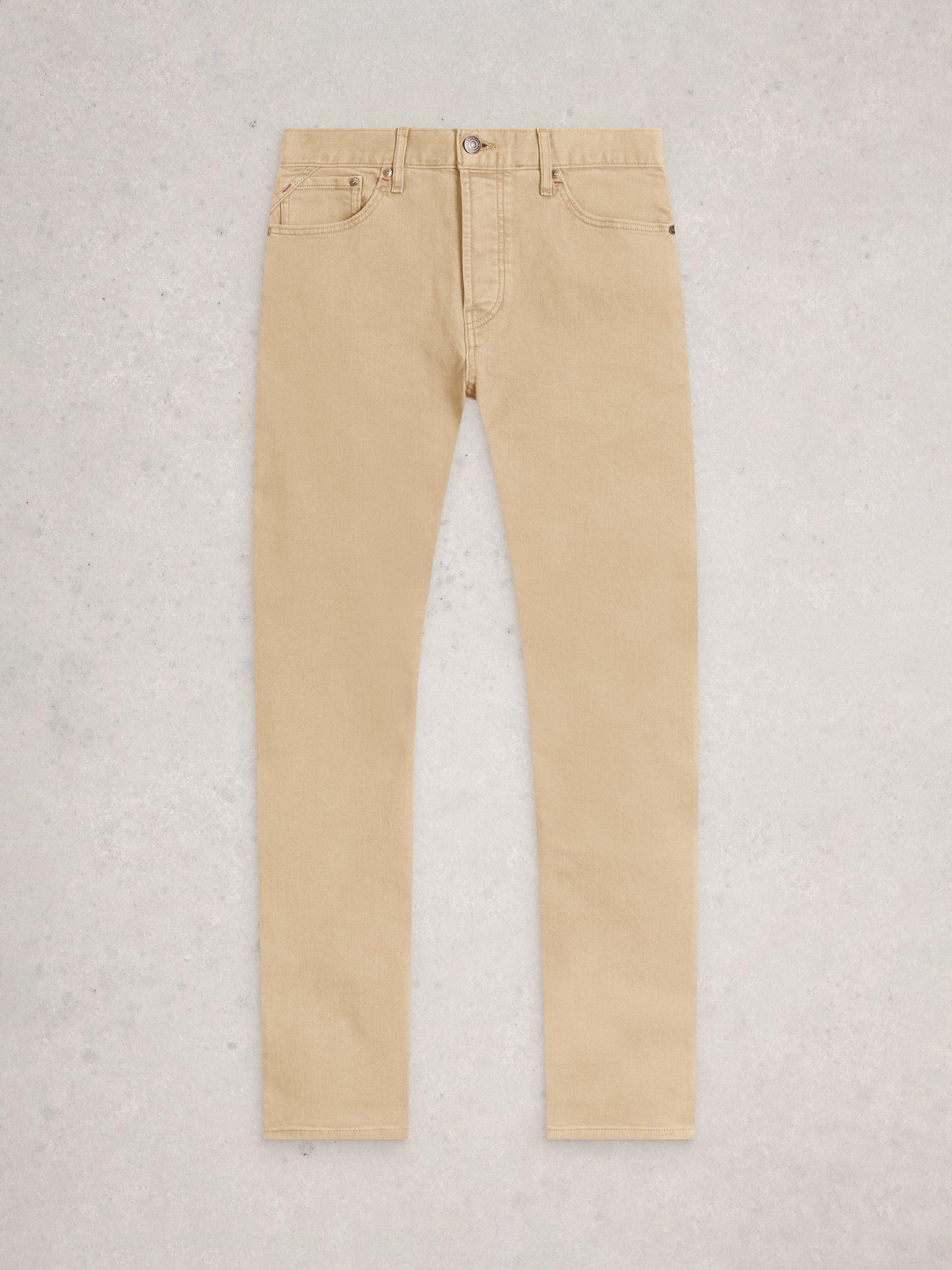 Product image 5 of 6, which shows White Stuff Eastwood Straight Cut Jeans, Light Natural, 38 R