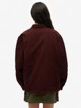 Superdry Oversized Shirt, Bitter Chocolate Brown