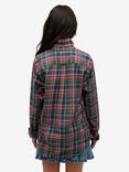 Superdry Oversized Check Shirt, Upstate Check/Multi