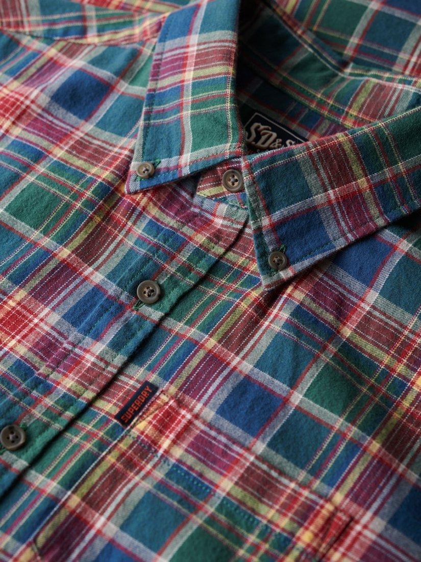Product image 5 of 5, which shows Superdry Oversized Check Shirt, Upstate Check/Multi, L