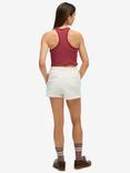 Superdry Athletic Essentials Embroidered Shorts, Desert Bone