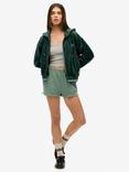 Superdry Athletic Essentials Embroidered Shorts, Laurel Khaki