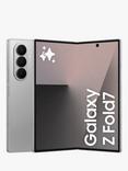 Samsung Galaxy Z Fold7, 5G Foldable Smartphone, 8", Galaxy AI, 5G, SIM Free, Silver Shadow