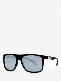 Superdry M971 Men's Square Sunglasses, Matte Black, Matte Black