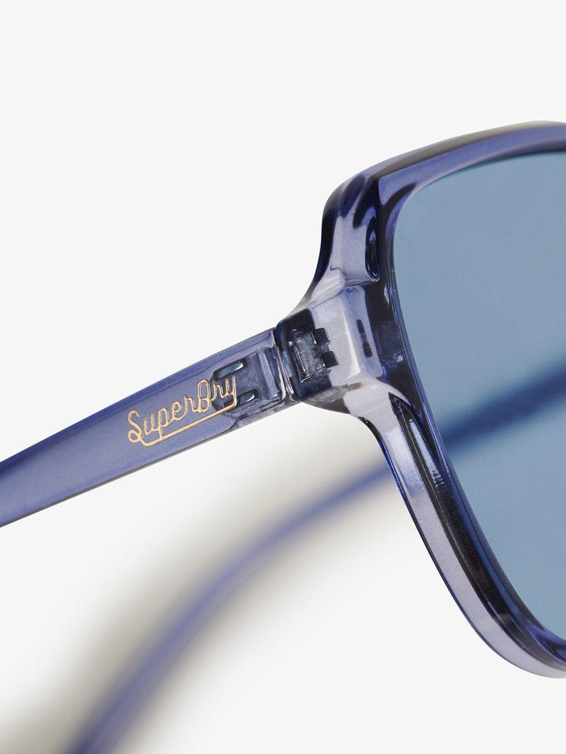 Product image 3 of 3, which shows Superdry Oversized Square Sunglasses, Lavender/Purple