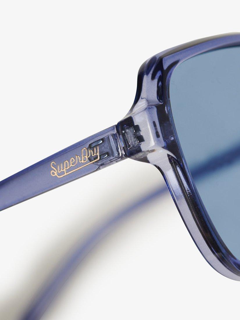 Product image 3 of 4, which shows Superdry Oversized Square Sunglasses, Lavender/Purple