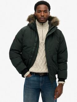 Superdry Bomber Jacket, Olive Green, Olive Green