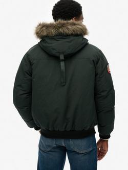 Superdry Bomber Jacket, Olive Green - view 2, Olive Green