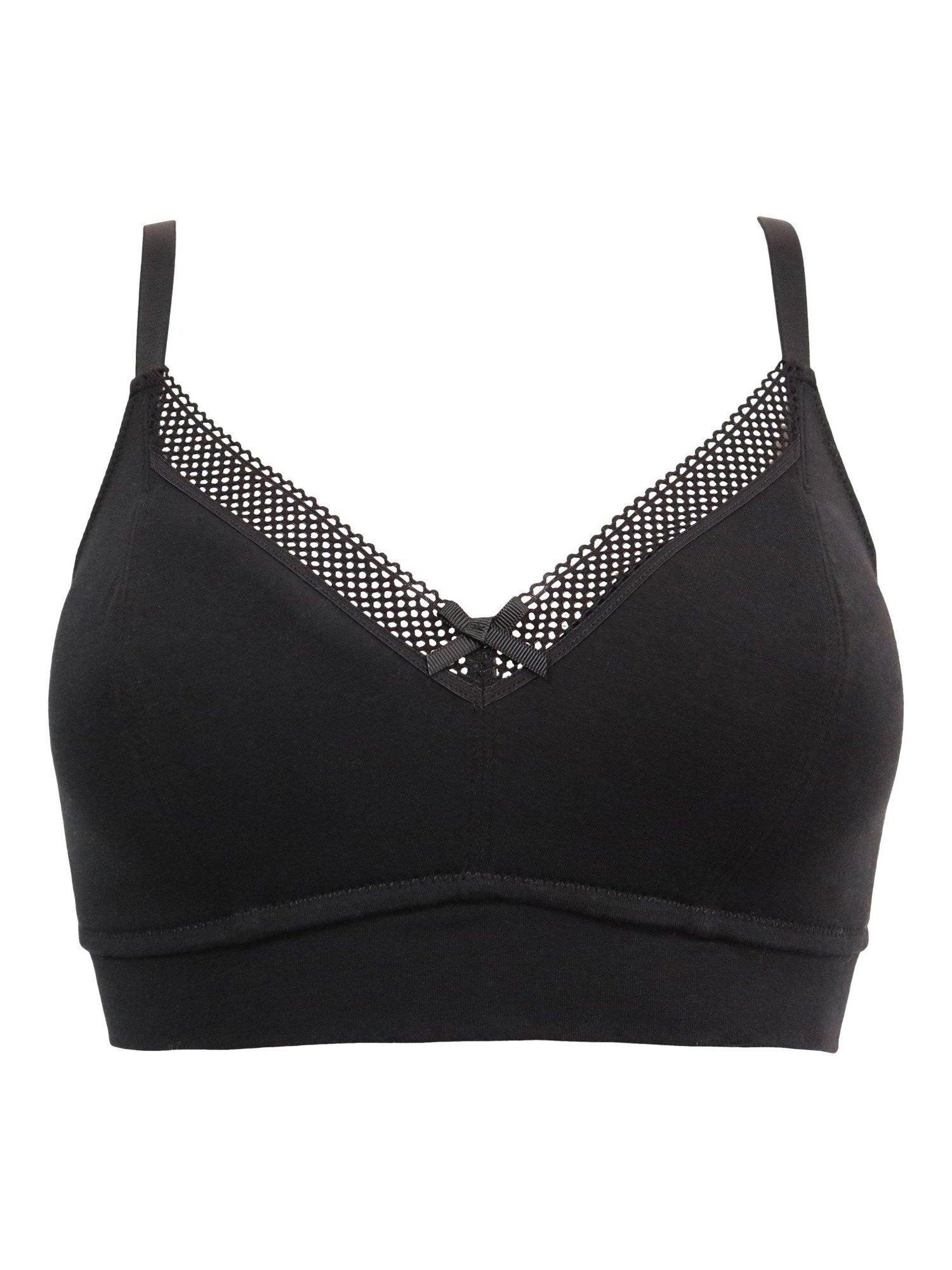 Product image 7 of 8, which shows Pour Moi Love to Lounge Bra, Black, 32 B