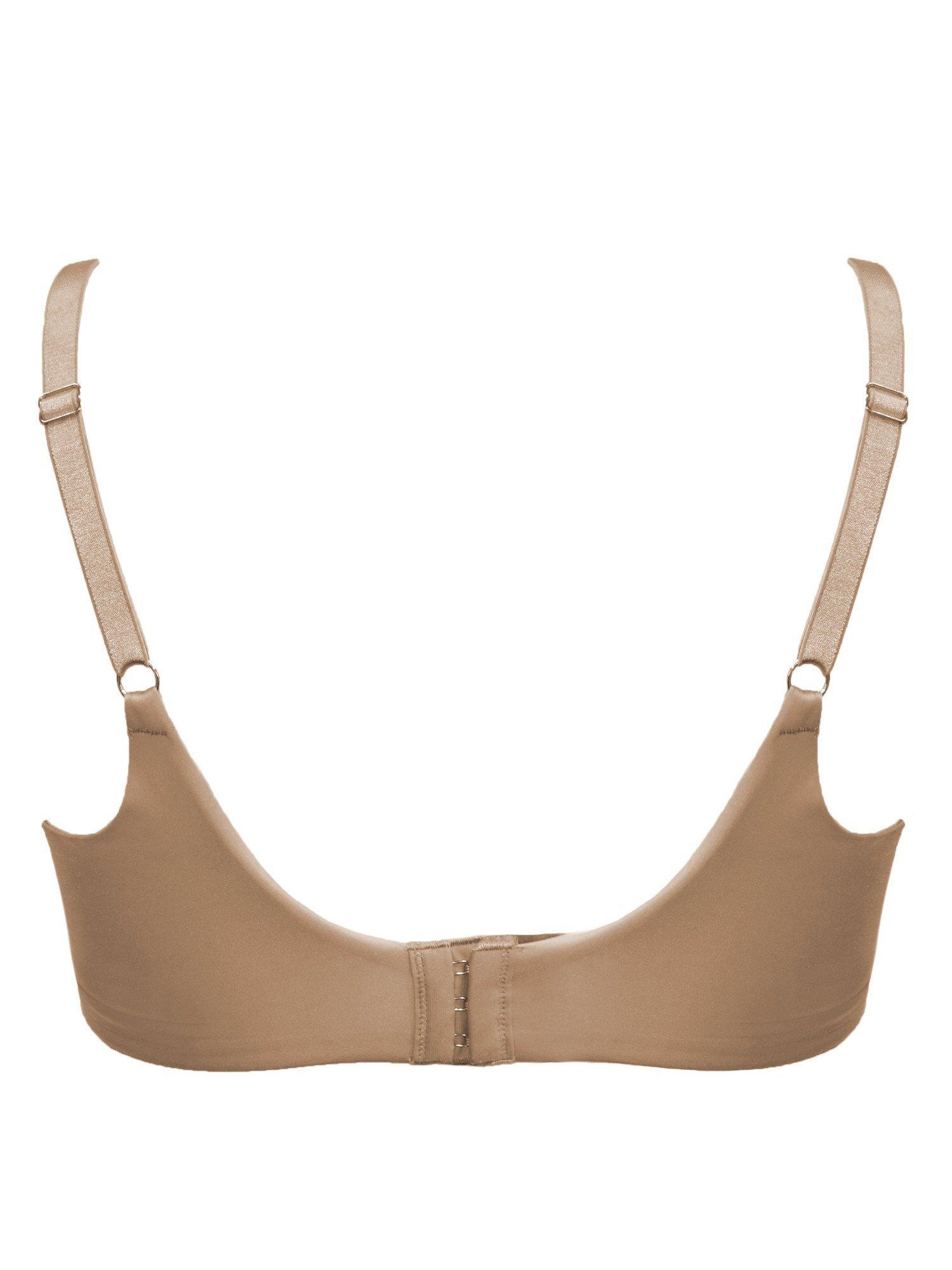 Product image 8 of 8, which shows Pour Moi Viva Luxe Non-Padded Side Support Bra, Toffee, 32DD