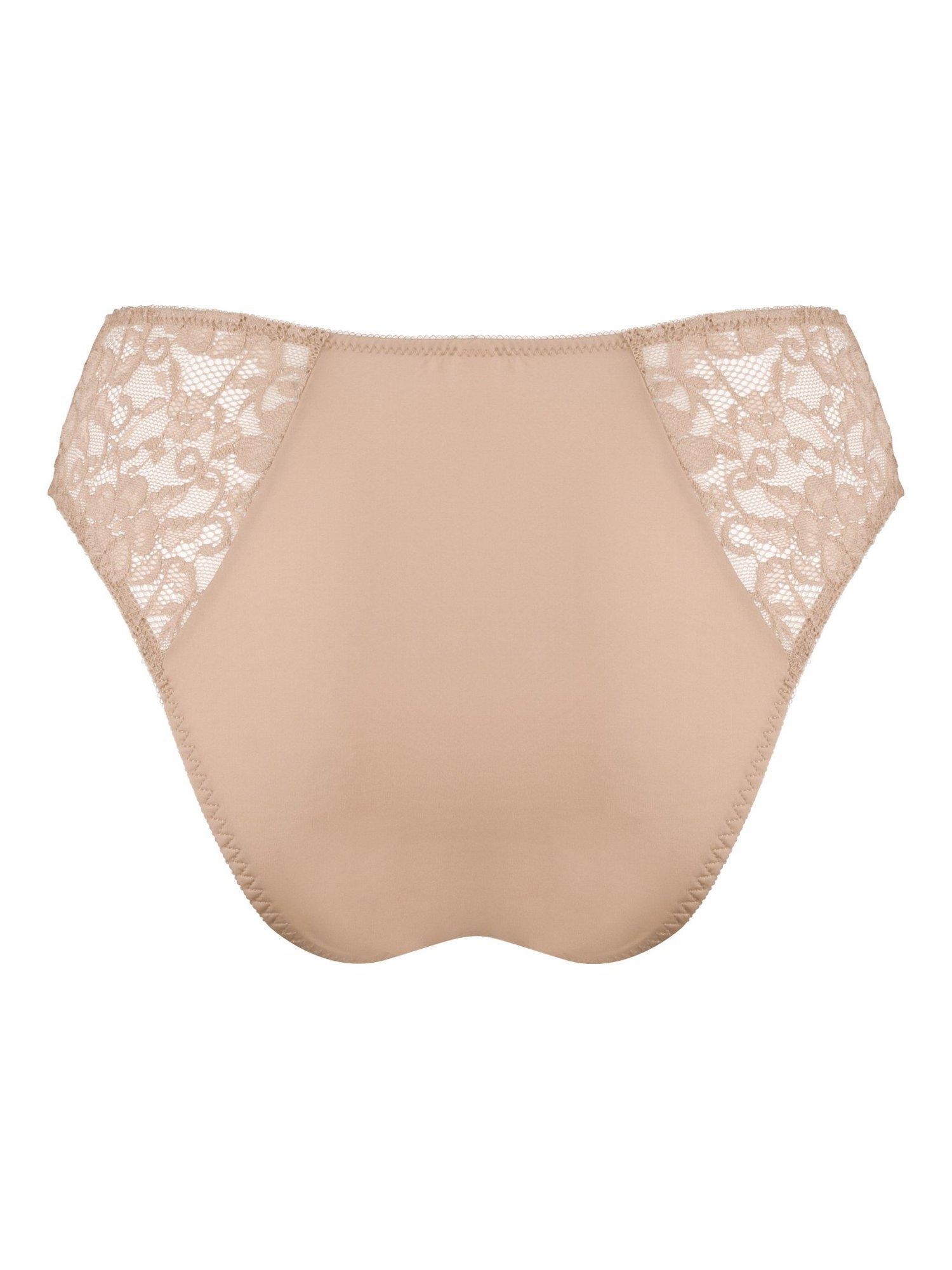 Product image 7 of 7, which shows Pour Moi Rebel High Leg Knickers, Almond, 8
