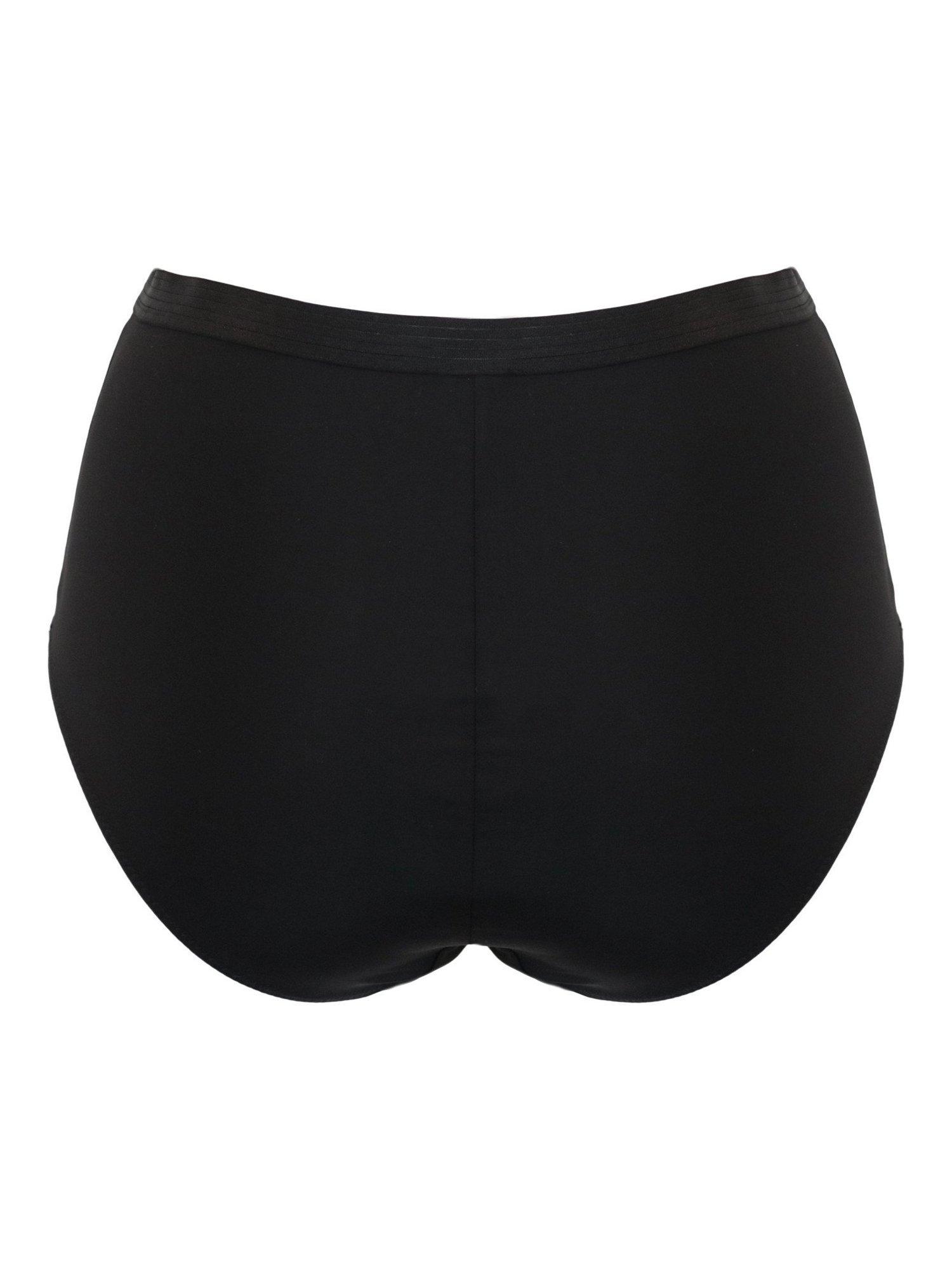 Product image 9 of 9, which shows Pour Moi Viva Luxe High Waist Light Control Knickers, Black, 8