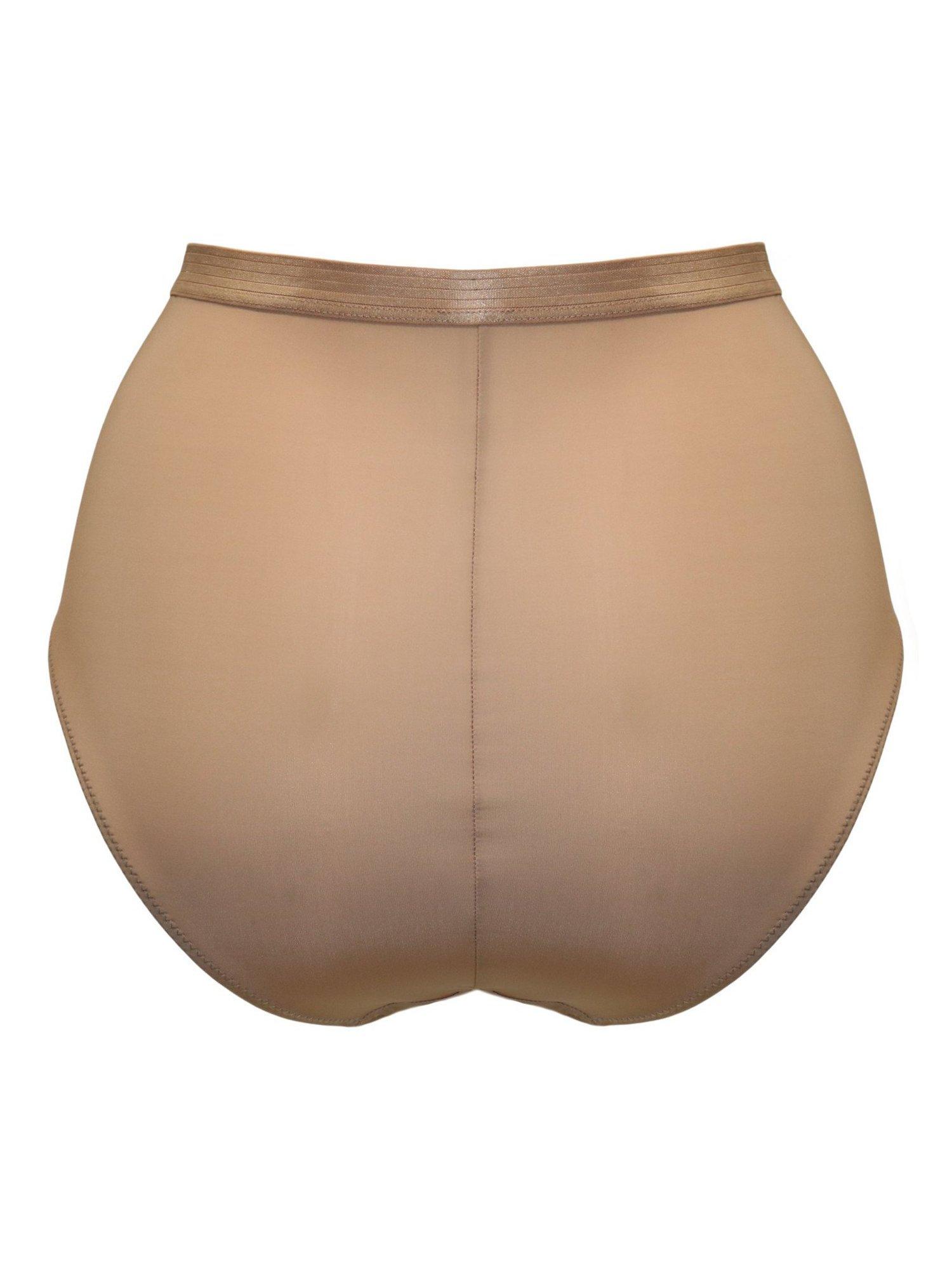 Product image 7 of 7, which shows Pour Moi Viva Luxe High Waist Light Control Knickers, Toffee, 8