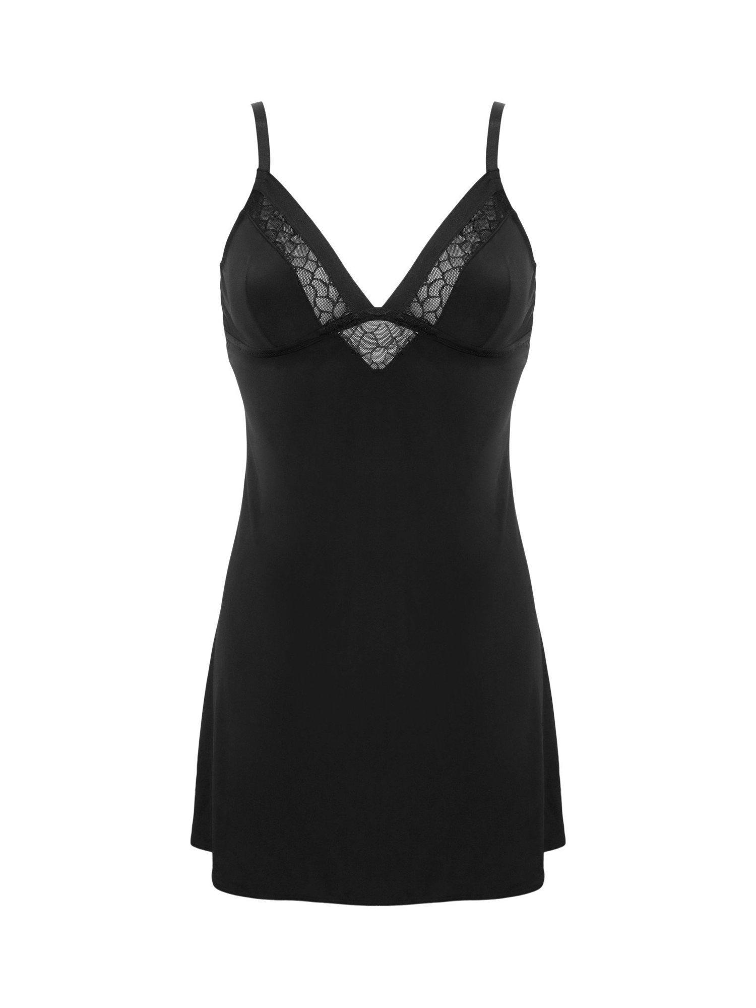 Product image 4 of 5, which shows Pour Moi Geo Chemise, Black, 8