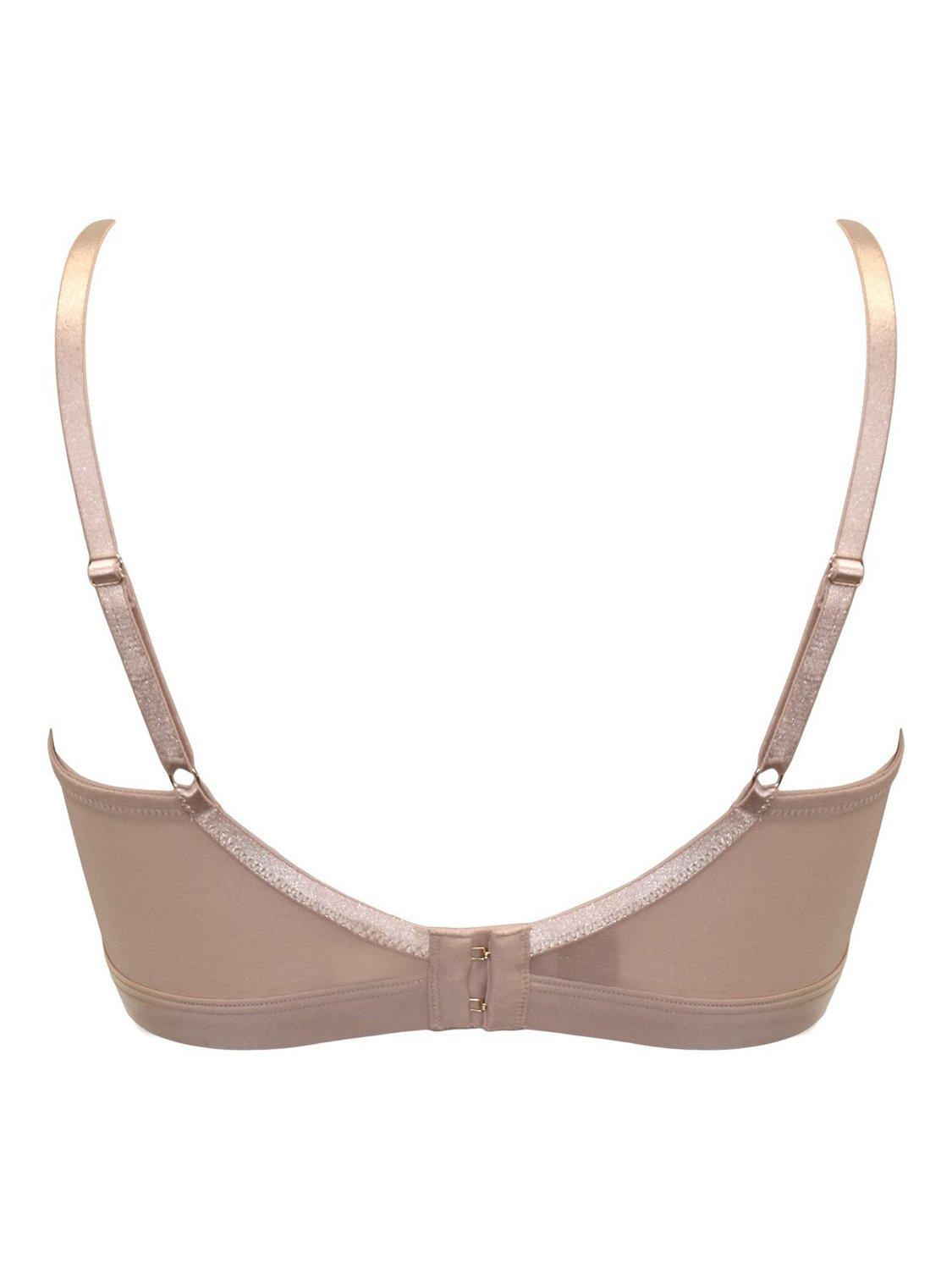 Product image 7 of 7, which shows Pour Moi Geo Sculpt Non-Padded Full Cup Bra, Toffee, 32D