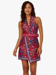 Adrianna by Adrianna Papell Floral Faux Wrap Dress, Brown/Multi