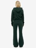 Superdry Athletic Embroidered Flare Joggers, Enamel Green