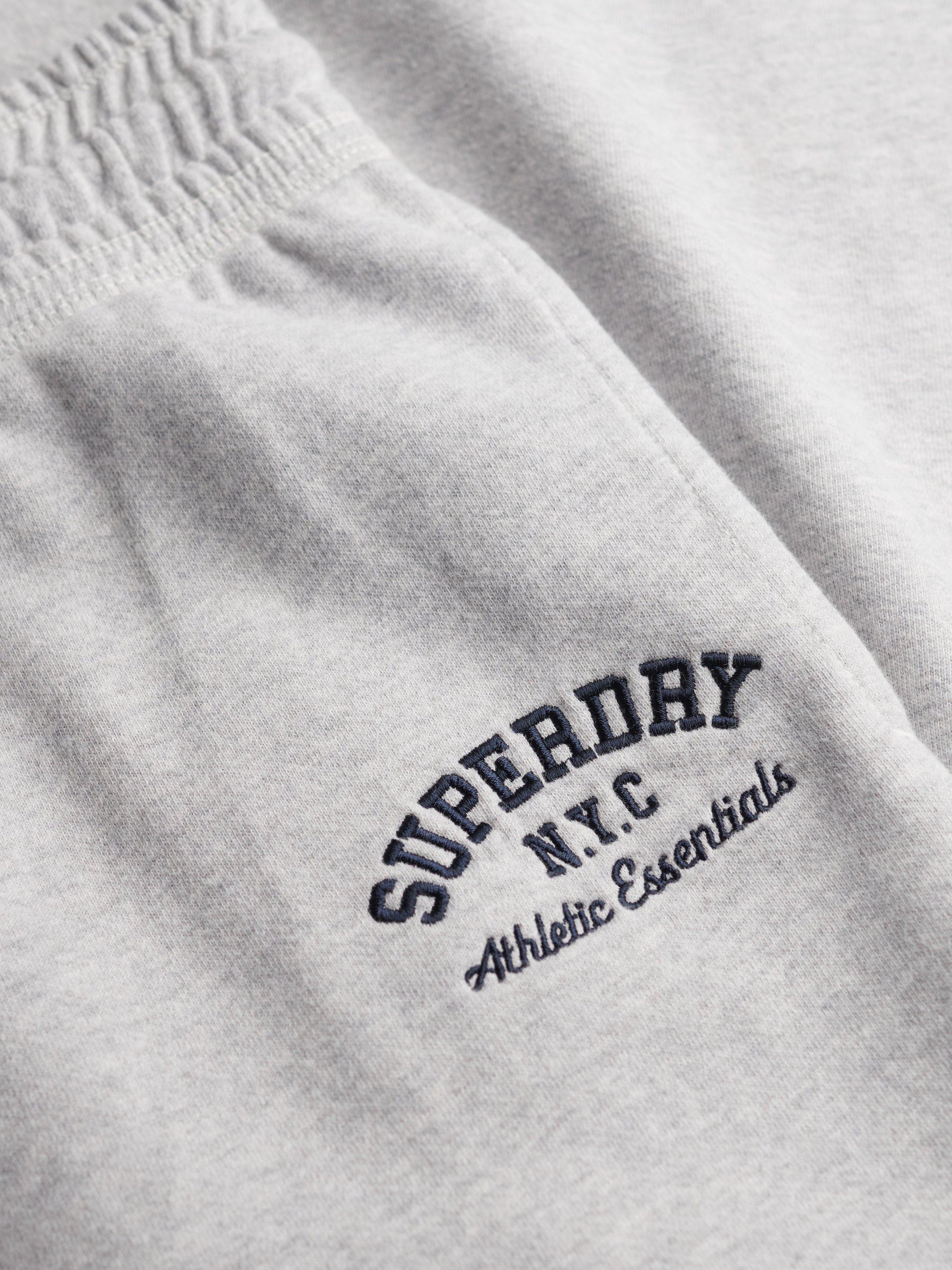 Product image 7 of 7, which shows Superdry Athletic Embroidered Flare Joggers, Glacier Grey Marl, 6