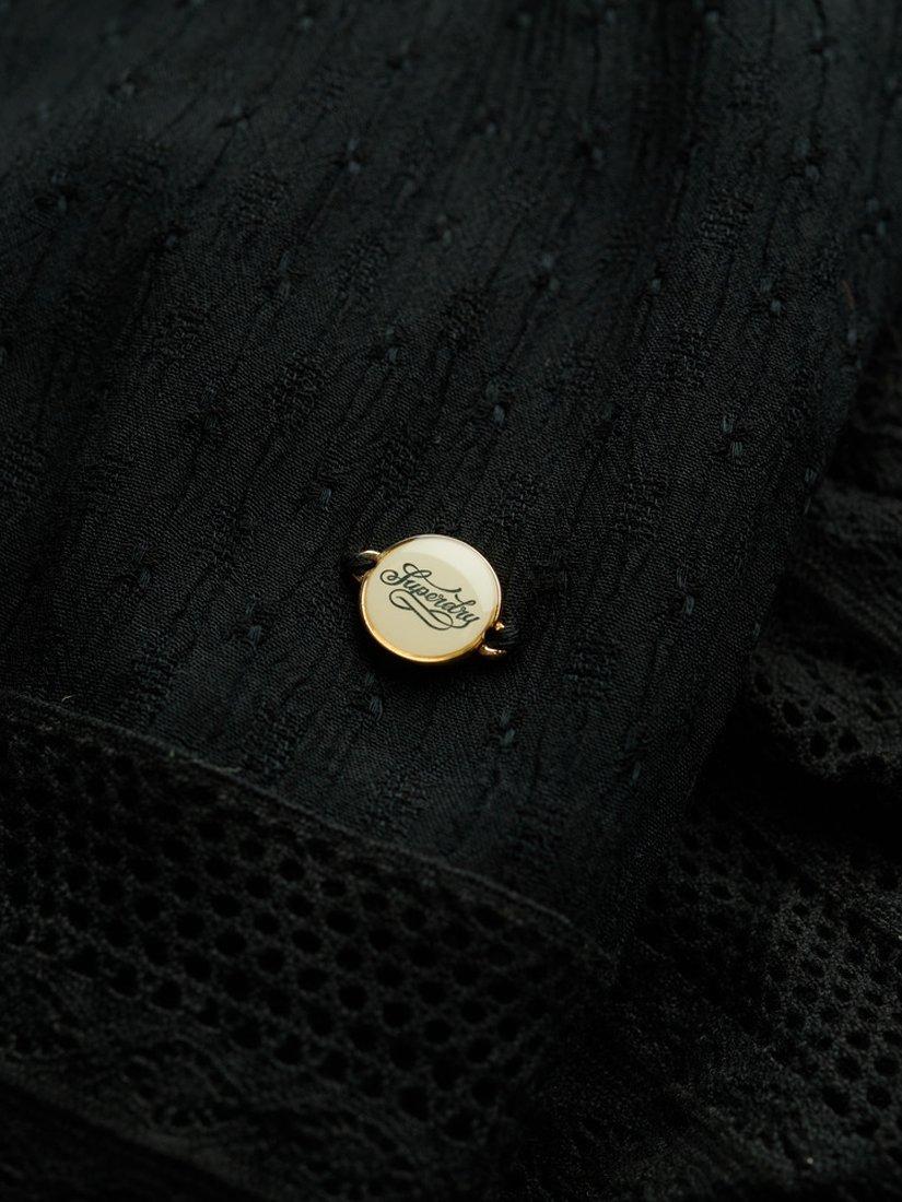 Product image 6 of 6, which shows Superdry Ibiza Maxi Skirt, Black, 6