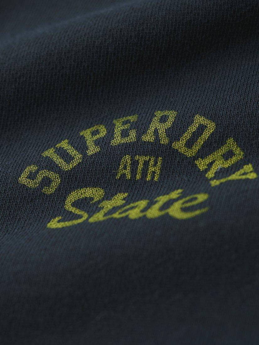 Product image 6 of 6, which shows Superdry Athletic Essentials Oversized Hoodie, Blueberry Navy, 6