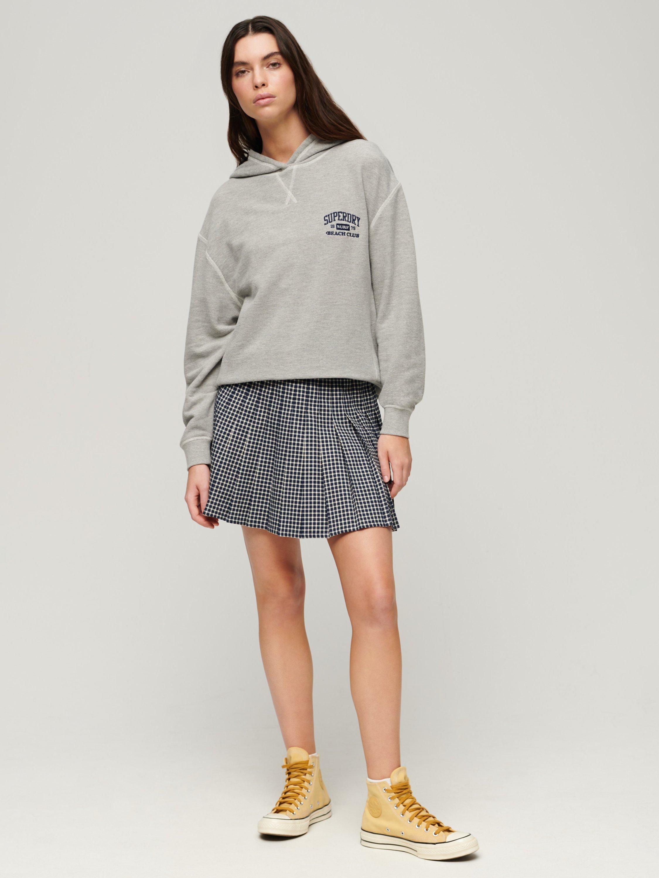 Product image 2 of 4, which shows Superdry Athletic Essentials Hoodie, Grey Marl, 6