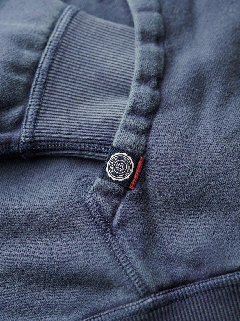 Product image 4 of 6, which shows Superdry Athletic Essentials Applique Oversized Hoodie, Mariner Navy, 6
