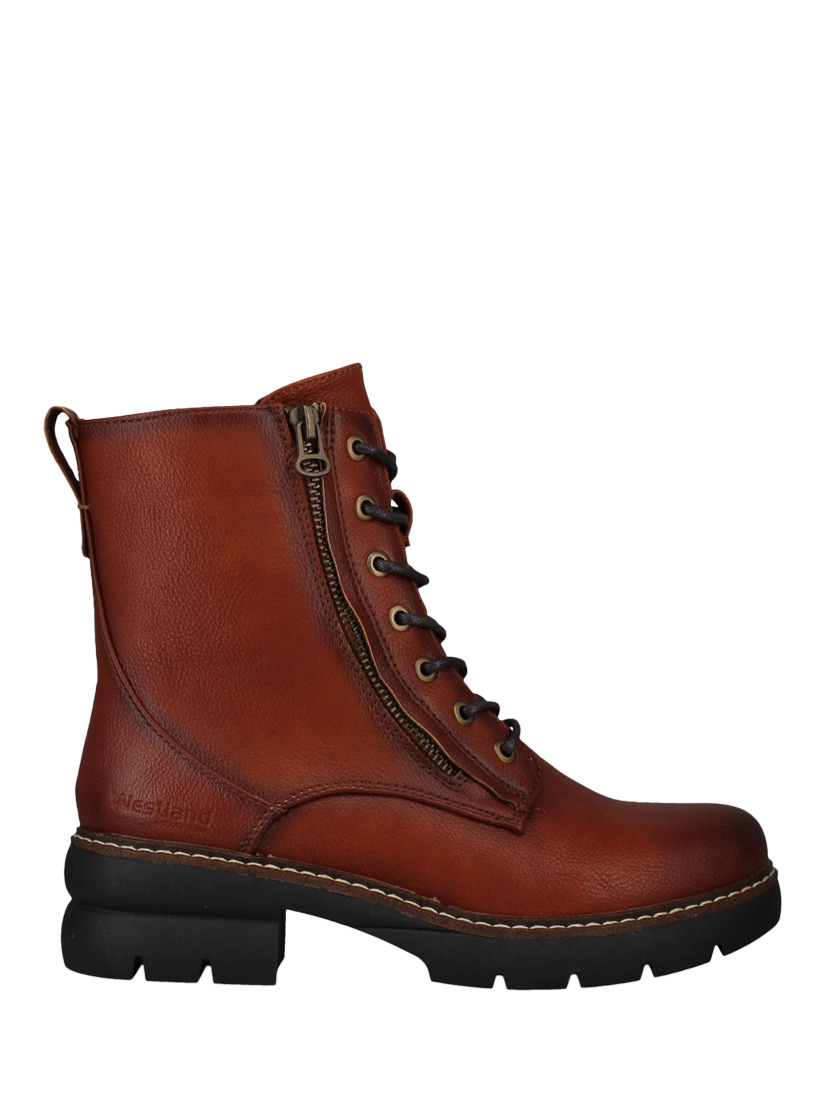 Product image 1 of 5, which shows Westland by Josef Seibel Perrie 03 Ankle Boots, Cognac, 3