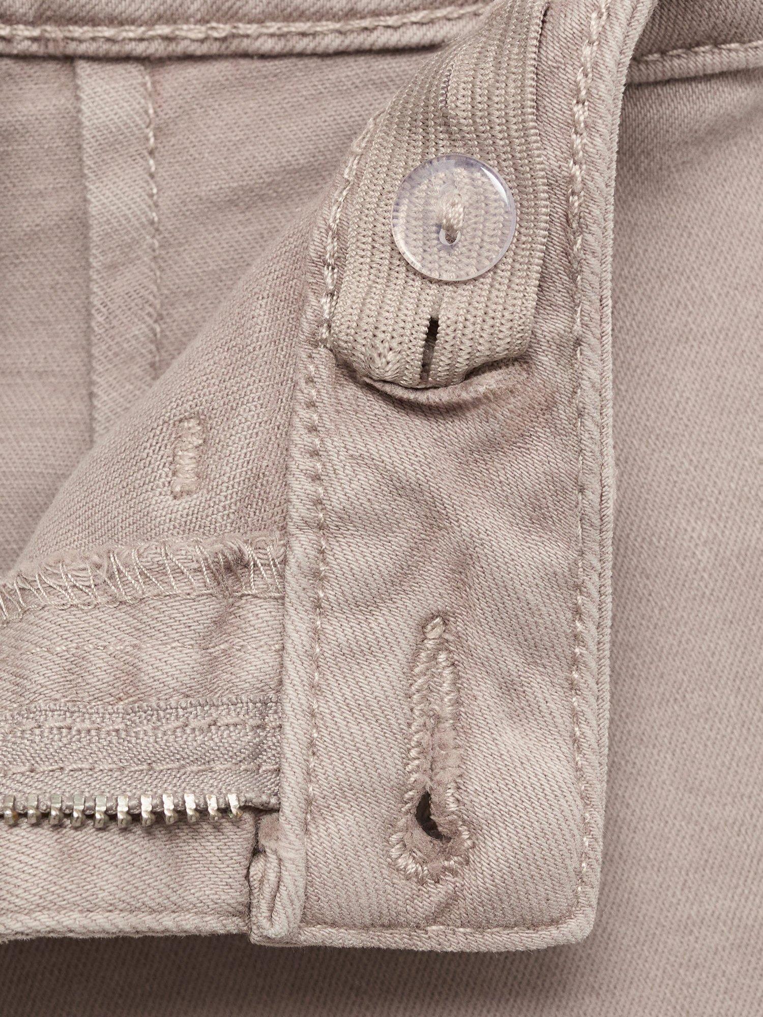 Product image 4 of 4, which shows Mango Kids' Denim Seamless Wide Leg Jeans, Medium Brown, 9 years