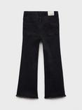 Mango Kids' Flared Jeans, Open Grey