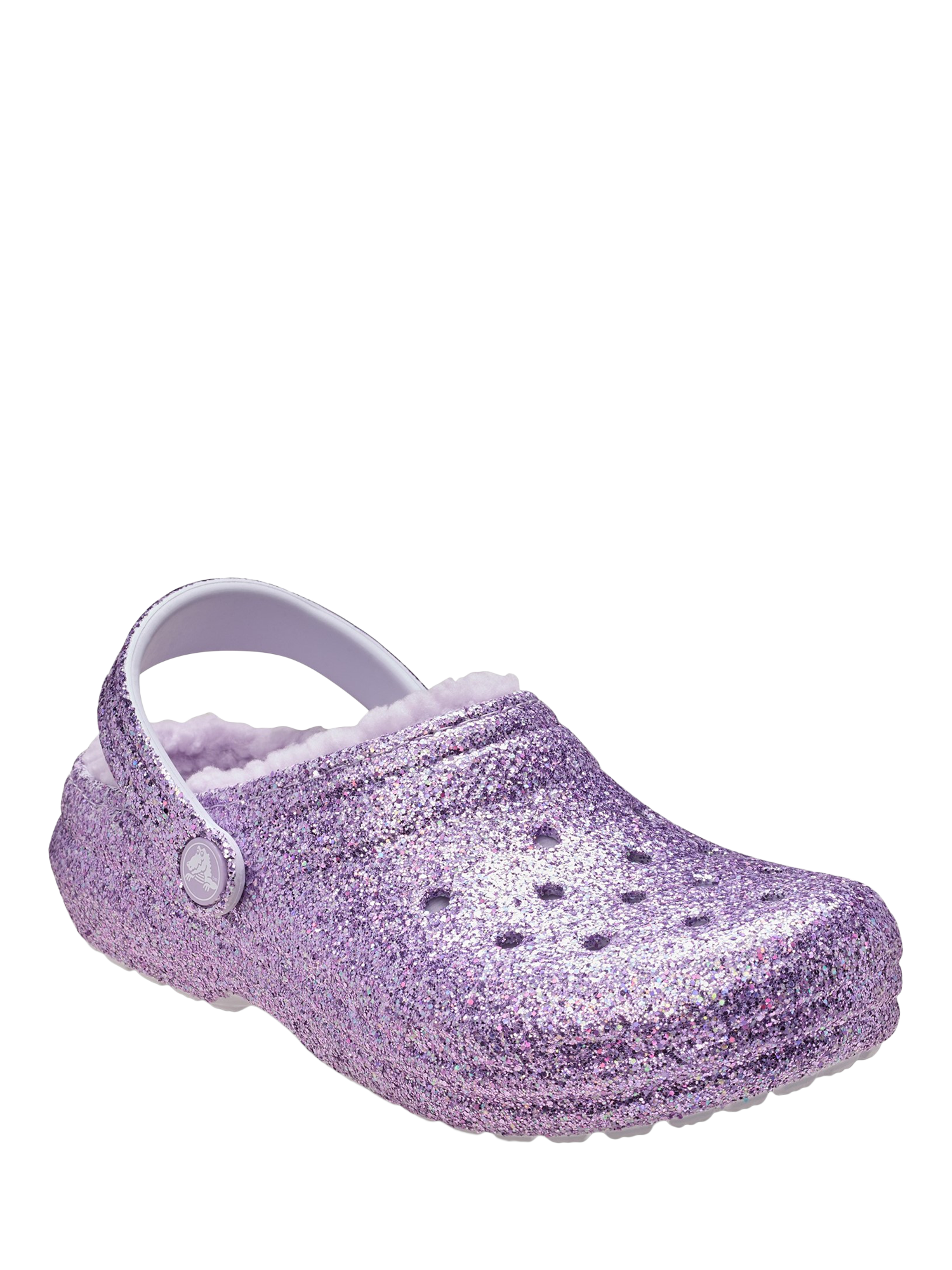 Product image 2 of 6, which shows Crocs Kids' Classic Lined Clogs, Purple Moon, 11 Jnr