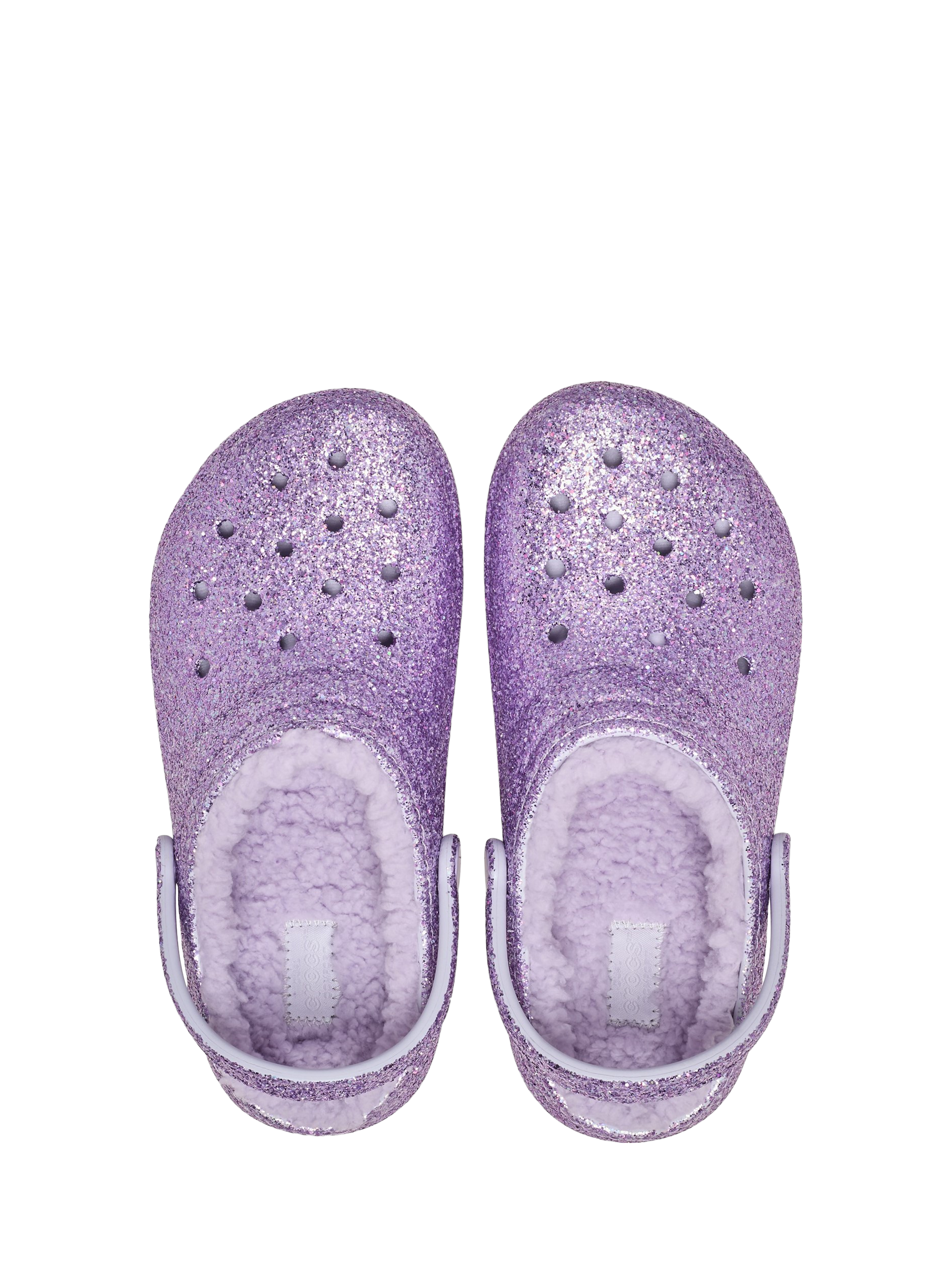 Product image 6 of 6, which shows Crocs Kids' Classic Lined Clogs, Purple Moon, 11 Jnr