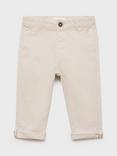Mango Kids' Chino Trousers, Natural White
