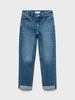Mango Kids' Regular Jeans, Blue Sky