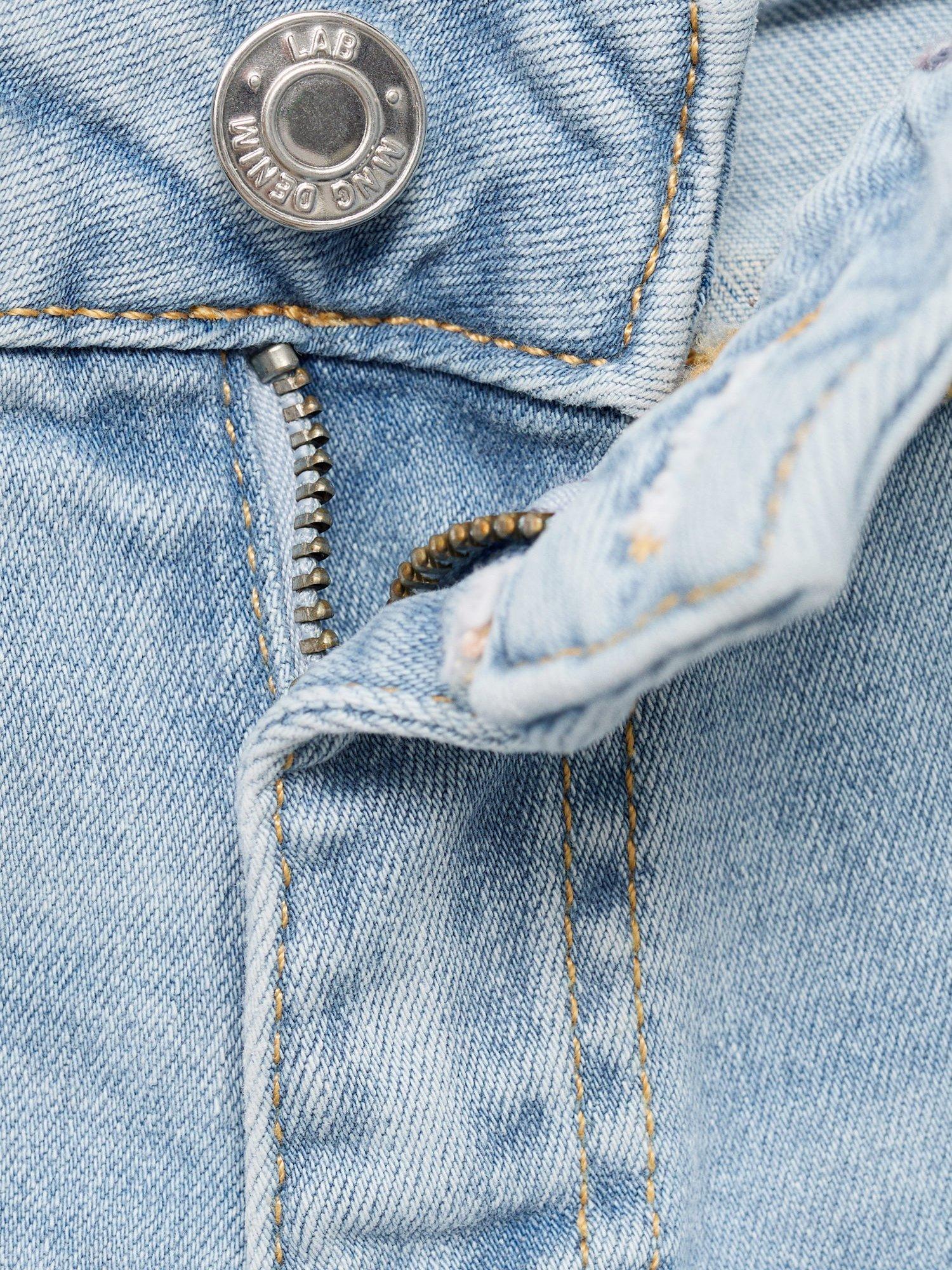 Product image 6 of 6, which shows Mango Kids' Skinny Jeans, Open Blue, 6Y