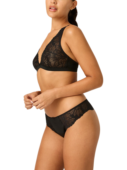 Modibodi Camille Thong, Light Absorbency, Noir Black - view 2, Noir Black