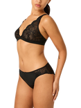 Modibodi Ines Midi Knickers, Moderate Absorbency, Noir Black