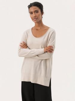 Part Two Noura Round Neck Jumper, Natural Beige
