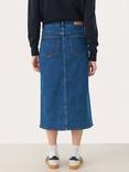 Part Two DillinPW A-Line Cotton Denim Midi Skirt