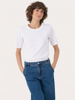 Part Two Ratana Round Neck T-Shirt, White, White