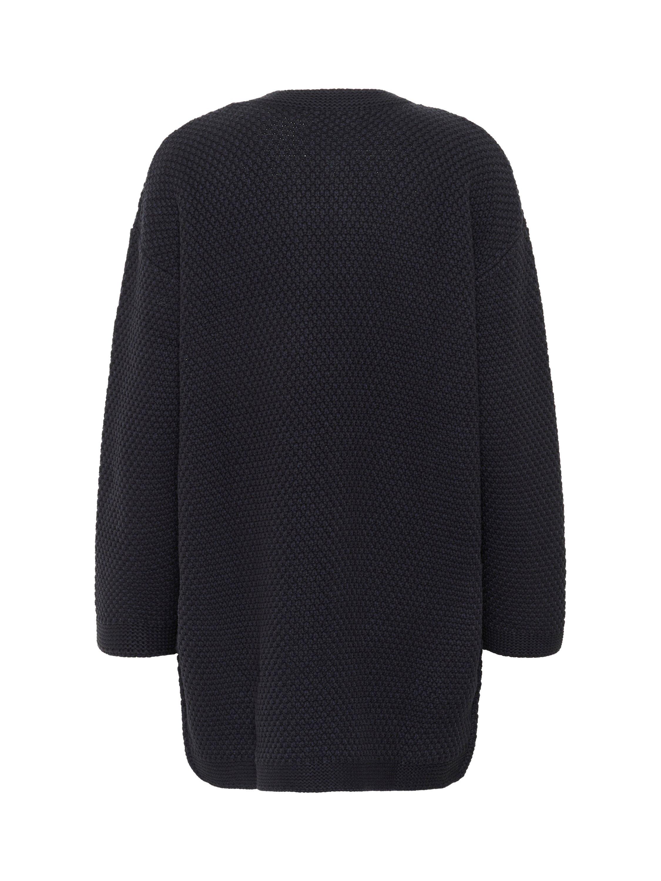 Product image 6 of 6, which shows Part Two Niya Open Neck Cardigan, Dark Navy, XS