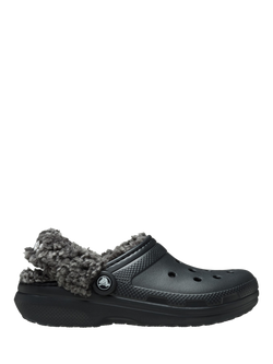 Crocs Classic Fleece Lined Clogs, Black, Black