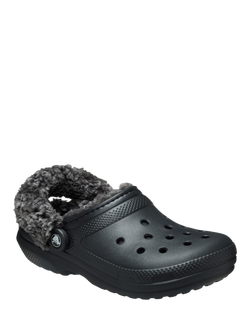 Crocs Classic Fleece Lined Clogs, Black - view 2, Black