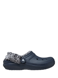 Crocs Classic Fleece Lined Clogs, Navy, Navy