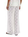 Accessorize Tile Lace Trousers, Ivory