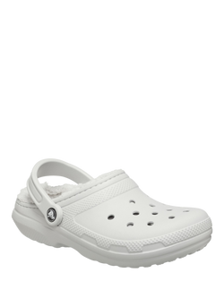 Crocs Classic Lined Clogs, Off White - view 2, Off White